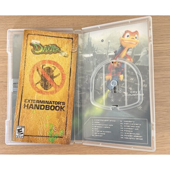 Daxter - Sony PSP, 2006 - Black Label - BOX ONLY WITH MANUAL PSP BUNDLE - Picture 8 of 9